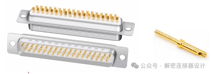 Solid pin of D-sub Solid pin of D-sub